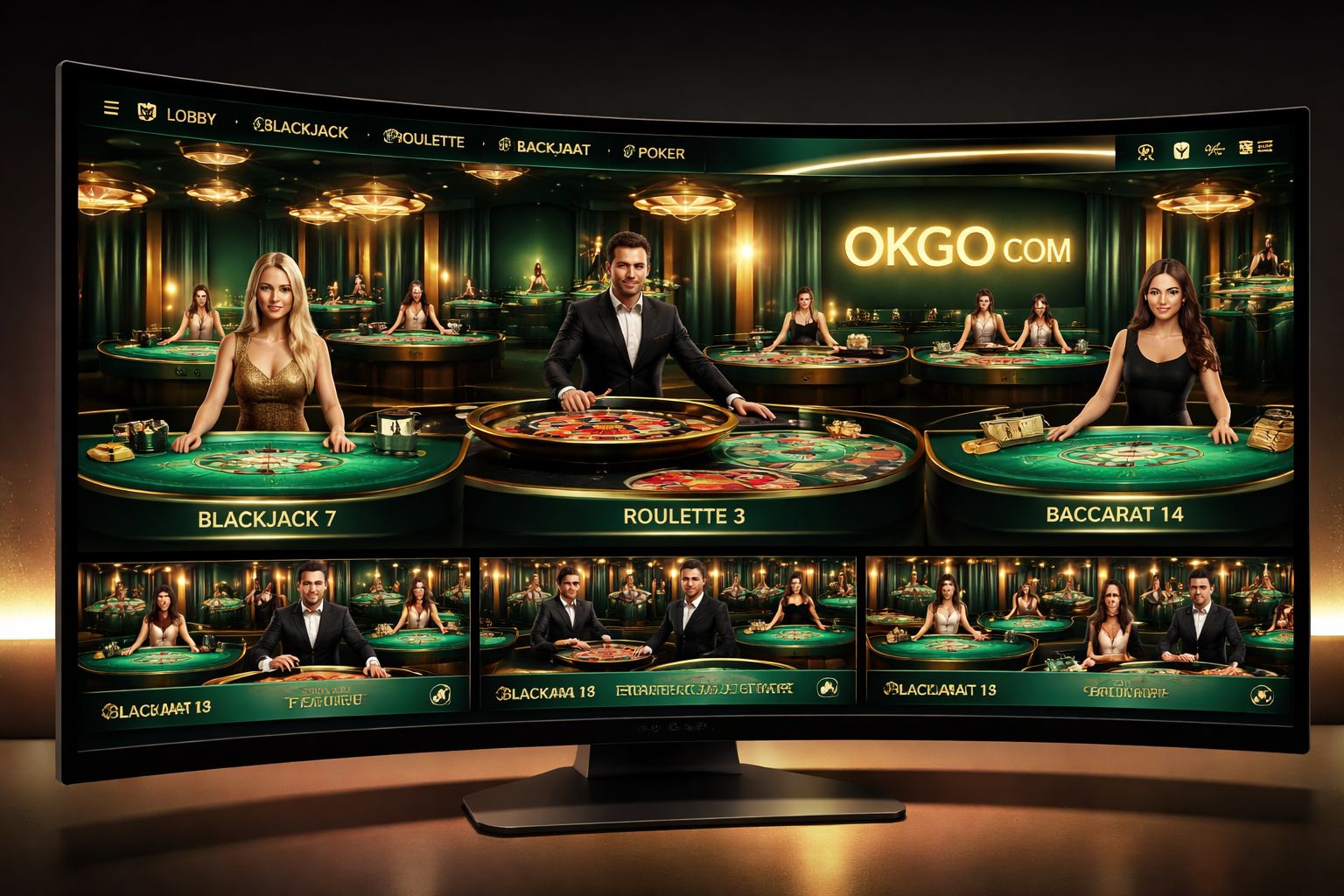 OKGO COM Casino | Live Tables, Roulette Rooms & Card Action